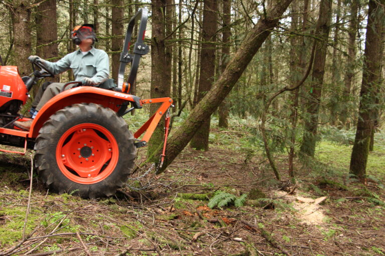 How to Pull a leaning Tree with Timber Talons